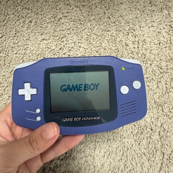 NINTENDO GAME BOY Advance AGB-001 Purple / Indigo w/ Case & 4 Games - Picture 8 of 8
